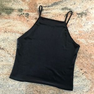 Garage Velvet Halter Top